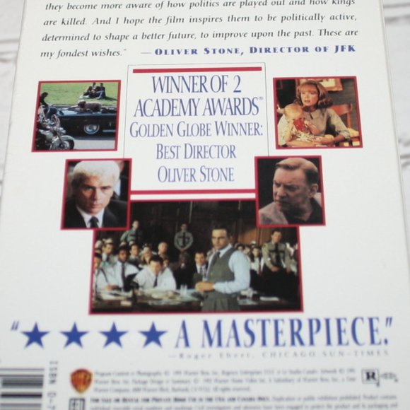 🎬 JFK · VINTAGE VHS SET · 1991 · NWT (bc) - Picture 4 of 6